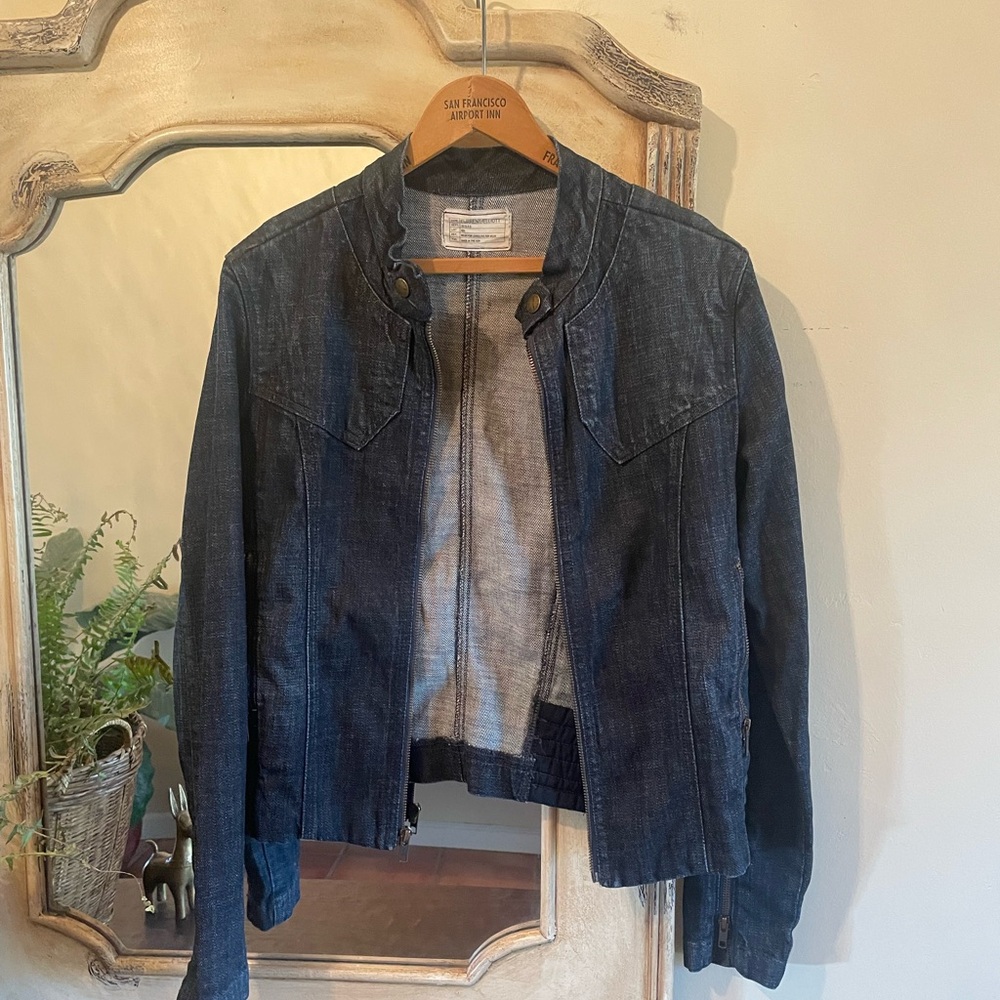 Rare Current/Elliot Moto Denim Jacket